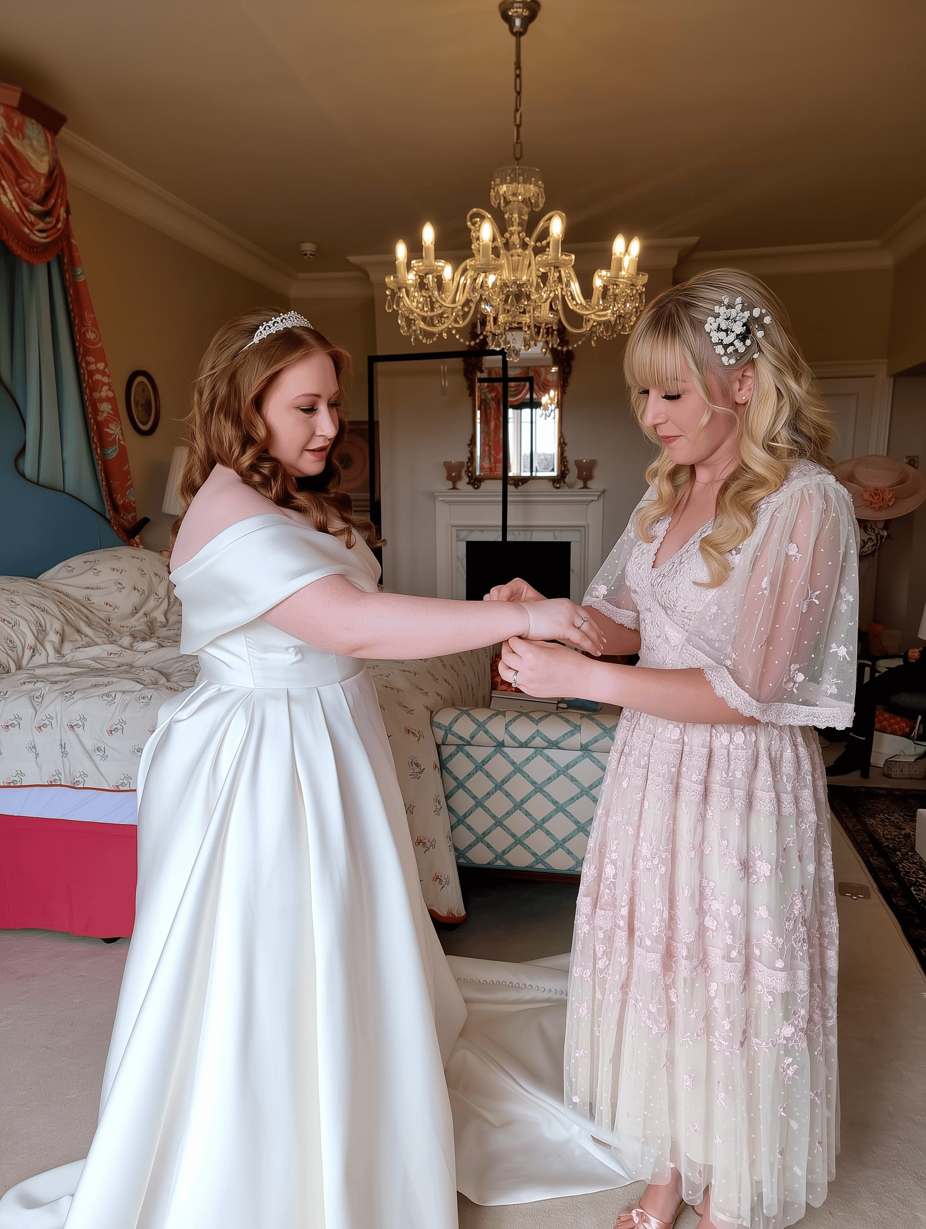 Amber’s bridal portrait at Wadhurst Castle featuring timeless bridal hair styling and natural wedding makeup by Glamour Brides.